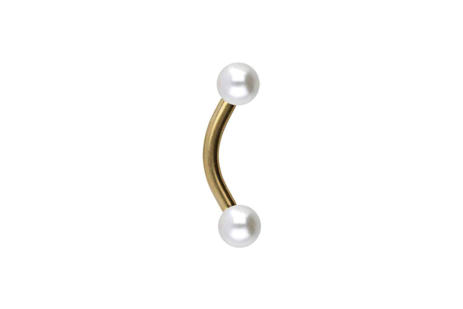 Chirurgenstahl Piercing Banane SYNTHETISCHE PERLEN